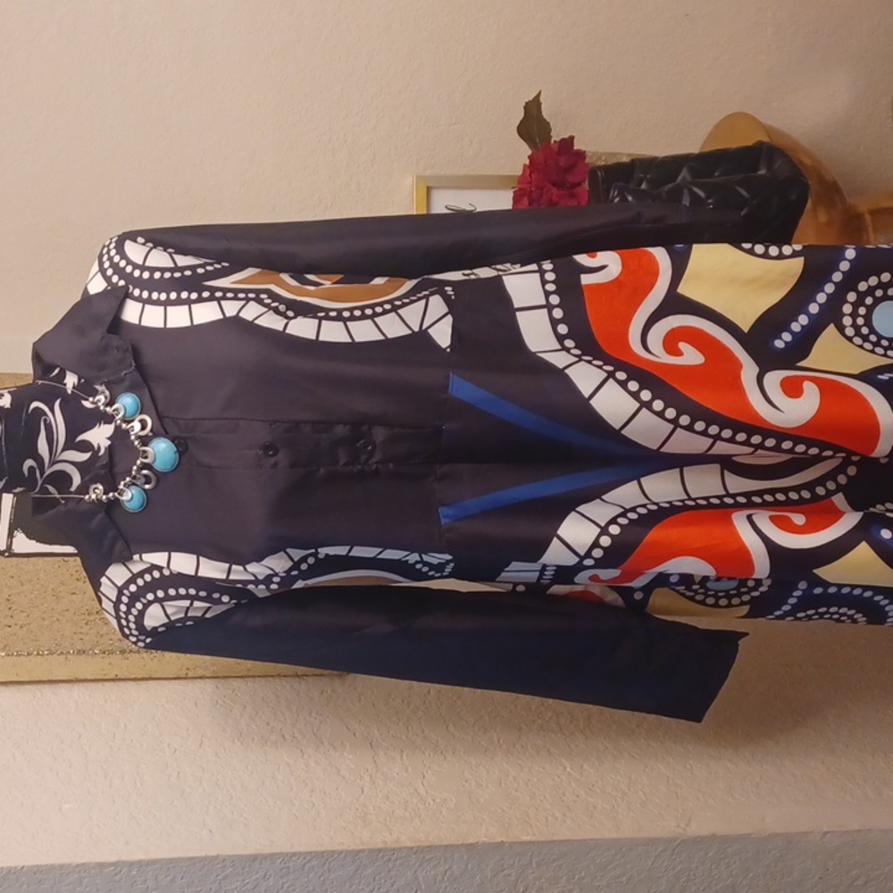 Mosaic Butterfly Maxi Dress